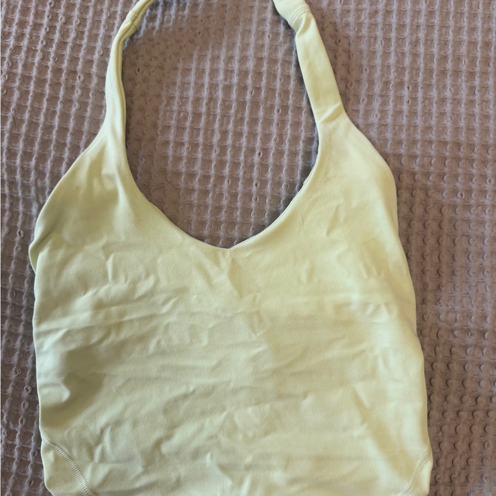 Yellow lulu top